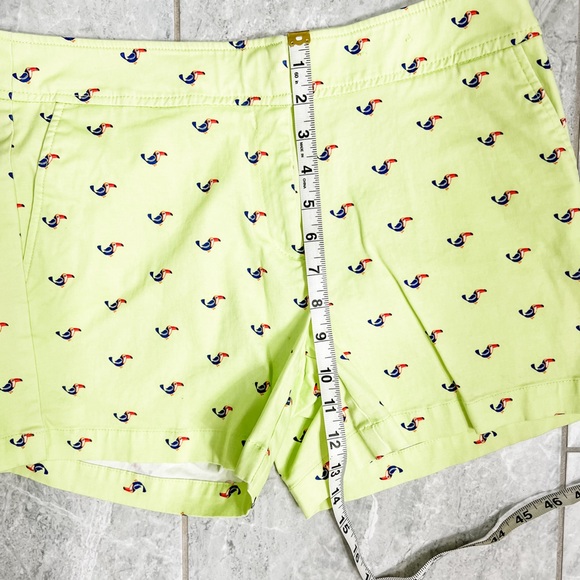 Juniper and Lime Toucan Print Lime Green Shorts Size 6 - Picture 6 of 8